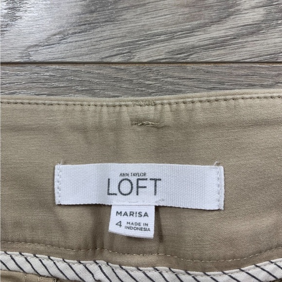 LOFT The Riviera Tan Straight Leg Ankle Career Office Trouser Pants - Picture 6 of 12